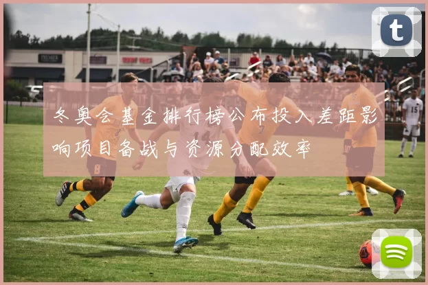 冬奥会基金排行榜公布投入差距影响项目备战与资源分配效率